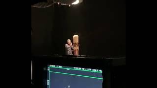 Donnie Yen filming Wooden Dummy scene Ip Man 4
