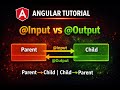 @Input & @Output in Angular Explained | Component Communication