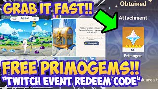 60 FREE PRIMOGEMS!! Paimon Defender Extension Mini Games TWITCH Event Redeem Code Genshin Impact 2.6