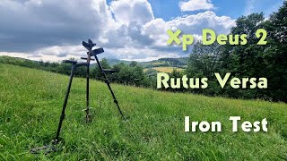 Xp Deus 2.0 vs Rutus Versa 4.7 - Iron test