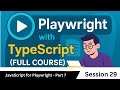 JavaScript for Playwright - Part 7 | Objects and for .. in loop in JavaScript (Session 29)