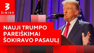 Trumpas nori perimti Grenlandiją iš Danijos, o Kanadai siūlo tapti JAV valstija