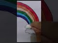 When clouds are made from cotton|rainbow drawing | #Itzz Ayesha’s world