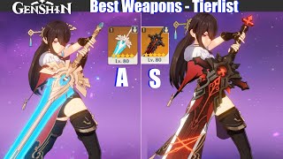 Genshin Impact - Weapon Tier List / Best Endgame Weapons