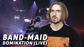 IS THAT A BASS SOLO?! | BAND-MAID - Domination (Live) (REACTION)