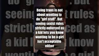 Why don't all trans people come out when they're kids?