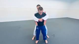 Bear Hug Defense to Rear Clinch Takedown