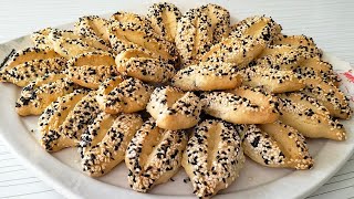 💯ISRARLA YAPMANIZI İSTEDİĞİM KIYIR KIYIR  AYLARCA KALSA BİLE ASLA BAYATLAMAYAN TUZLU KURABİYE🍪TARİFİ