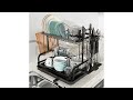 product review sakugi dish drying rack for countertop the best rustproof space saving u0026 multipur