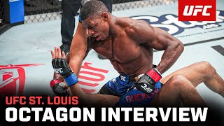 Joaquin Buckley Octagon Interview | UFC St. Louis