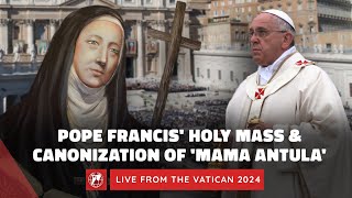 LIVE from the Vatican | Pope Francis’ Holy Mass and Canonization of Mama Antula | February 11, 2024