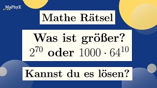 📚Übung zu Potenzgesetzen, Relationen - Aufgabe für Eignungstests und Schule