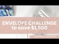 100 ENVELOPE SAVINGS CHALLENGE | Low Budget Savings Challenge | Save $1,500!