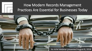 How Modern Records Management Practices Are Essential for Businesses Today