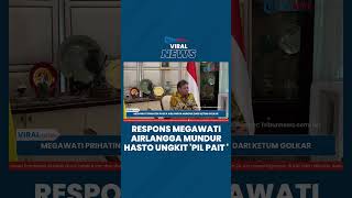 Respons Megawati Atas Mundurnya Airlangga dari Ketum Golkar, Hasto Korek 'Pil Pait PDIP' Selama Ini