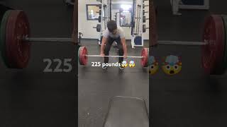 A 13 year old hit a new pr 225