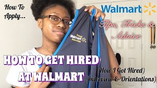 How To Get Hired At Walmart (Interview & Orientation)*Tips, Tricks & Advice * | ItsMsTiffanyRe G