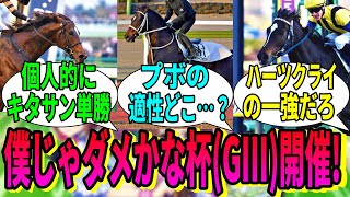 【競馬の反応集】「俺にしとけよ賞、僕じゃダメかな杯（GIII）」に対する視聴者の反応集