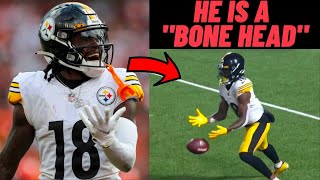 NFL Analyst TRASHES Diontae Johnson for Being a BONEHEAD & TERRIBLE Player! Pittsburgh Steelers News