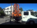 kgs 一人　で　ガラス　施工　hiab フォークリフト　forklift