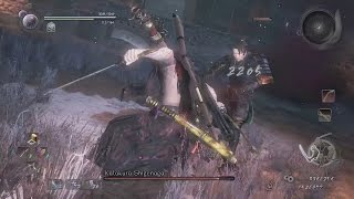 Nioh (Dragon of the North DLC) - Katakura Shigenaga Boss Fight (Also unlocking Good Listener Trophy)