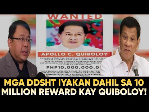 DUTERTE KAKASUHAN NA DIN NG PNP! ABUGADO NI PACQ G4LIT NA G4LIT SA DILG DAHIL SA 1O MILLION REWARD!