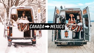 ESCAPING WINTER w/ VAN LIFE IN MEXICO