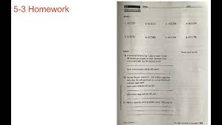5-3 Homework