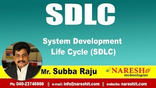 SDLC Tutorials | System Development Life Cycle (SDLC)  | Mr.Subba Raju