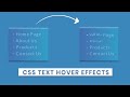 Text Hover Effect CSS | CSS Animation Effects | Text Hover Animation CSS | Code4Education 2021