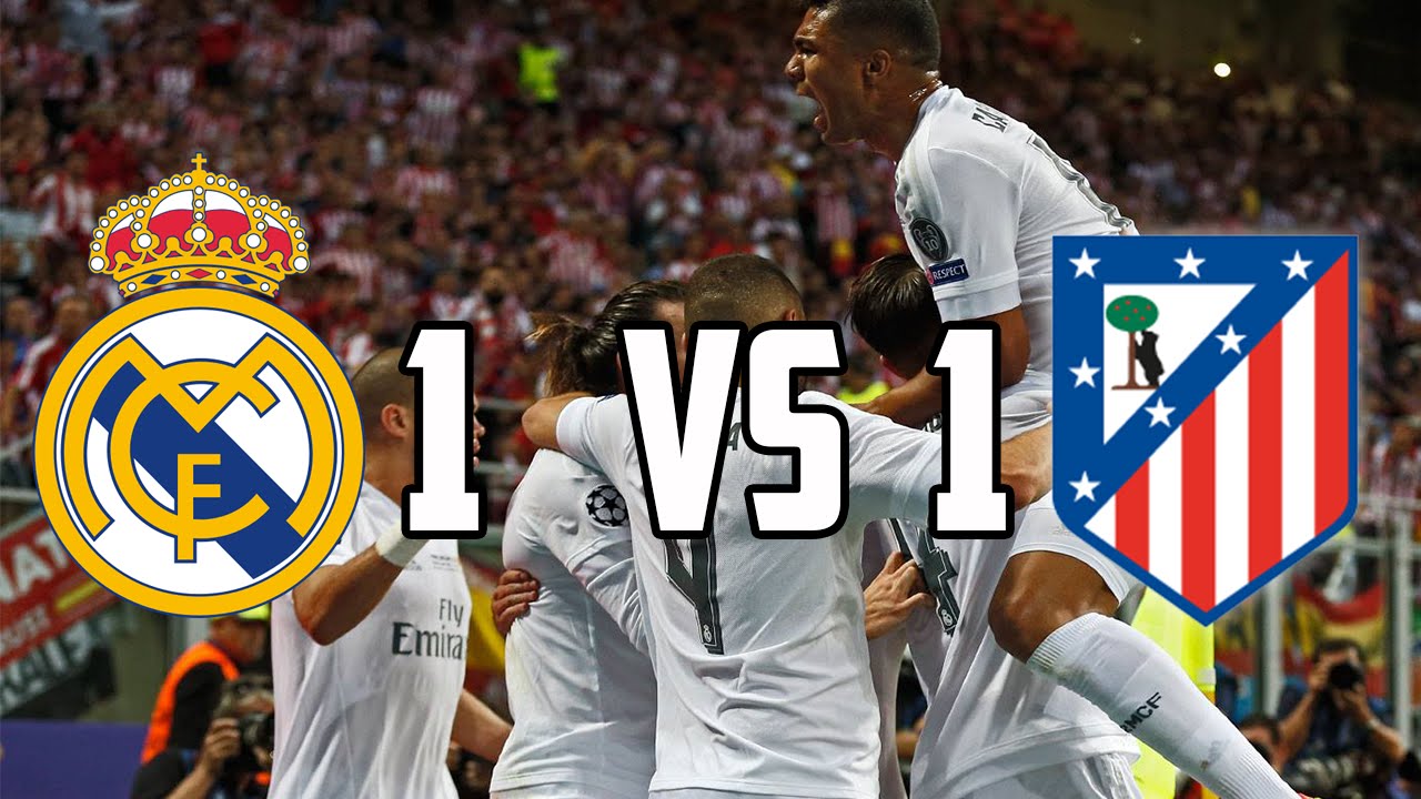 Real Madrid Vs Atletico Madrid 1-1 RESUMEN GOLES HIGHTLIGHTS FINAL ...