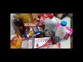 مشترياتي الأسبوعية 🐓🍩🧃🍫