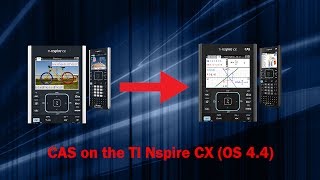 [TI-Nspire CX]Installing the CAS OS to the Nspire CX with ControlX