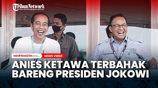 Pendukung Saling Serang, Anies Bagikan Momen Tertawa Terbahak dengan Jokowi saat Nonton Formula E