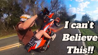 🔥 KTM 690 stunts | Testing the Insta360 X3 📷 #MotoVlog