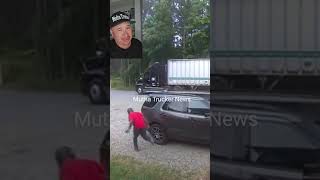 Truck Driver Forgets His Wife In The Truck?