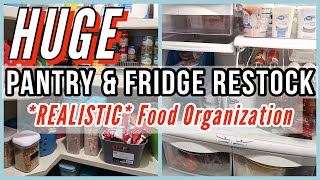 KITCHEN RESTOCK & ORGANIZATION FOR EASY MEAL PREP // GETTING BACK IN A ROUTINE