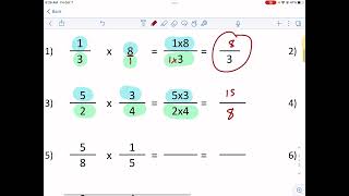 Math-Salamanders: Multiplying Fractions Sheet 2