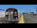 openbve nyc subway new 5 car kawasaki r153 opto rockaway park shuttle preview