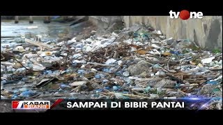 Miris! Sampah Plasik di Bibir Pantai , Sejumlah Biota Laut Terkena Dampak