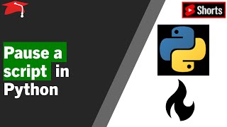 Python: Pause a script #shorts