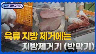 FK1401 박막기(지방제거기)  / FK1401 Meat Skinning Machine