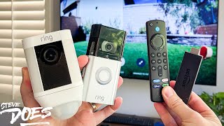 Ring Cameras Viewed On Amazon Fire TV Stick and Echo Show