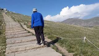 Beautiful View of Top  Rocky Mountain National Park落基山国家公园山顶上看壮丽美景和美丽日落/路上巧遇鹿群  科罗拉多州-落基山国家公园探游（5）