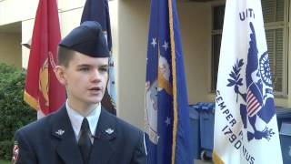 Yokota High School Junior ROTC First Pinning