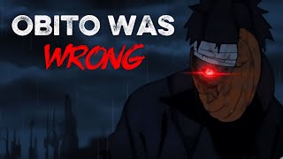 You’re going to hate me, but this is the truth. Obito uchiha explained