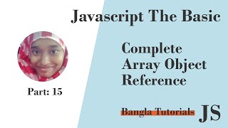 Array Object Methods in Javascript | Javascript Bangla Tutorials