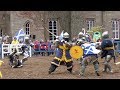 SCOTLAND V SWEDEN Medieval Combat 5 v 5 for IMCF World Championship, Scotland, 2018