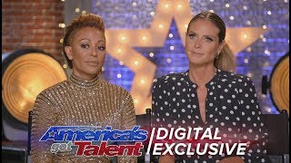 Heidi Klum: Is She Obsessed With Simon Cowell? - America's Got Talent 2017