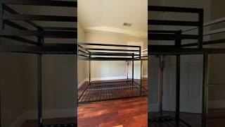 Assemble metal bunk bed